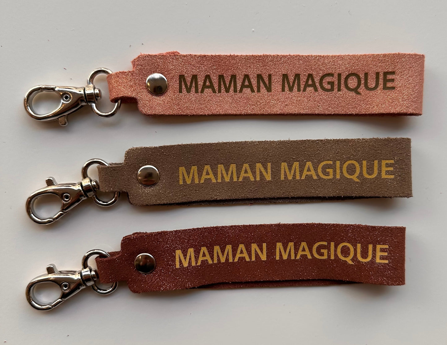 Porte-clés message « Maman magique »