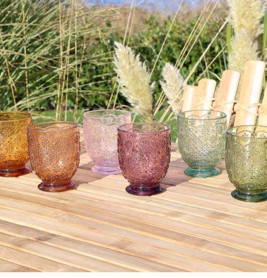 Saint-Emilion  verres avec motifs