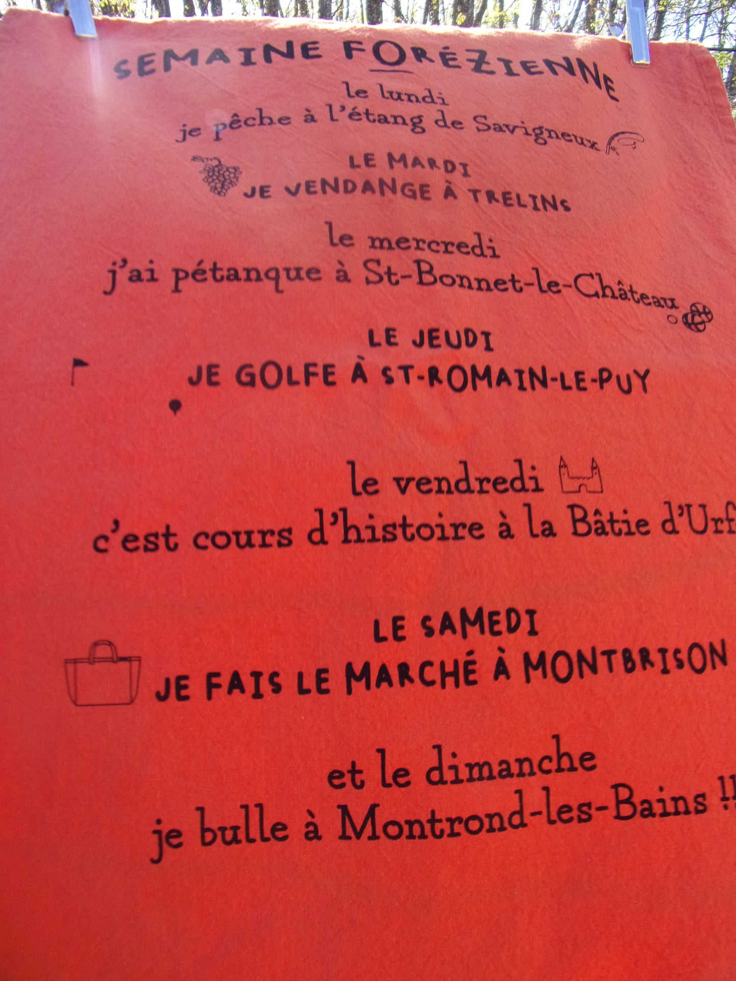 Torchon Semaine Forézienne