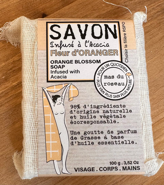 Savonnette parfumée FLEUR D’ORANGER