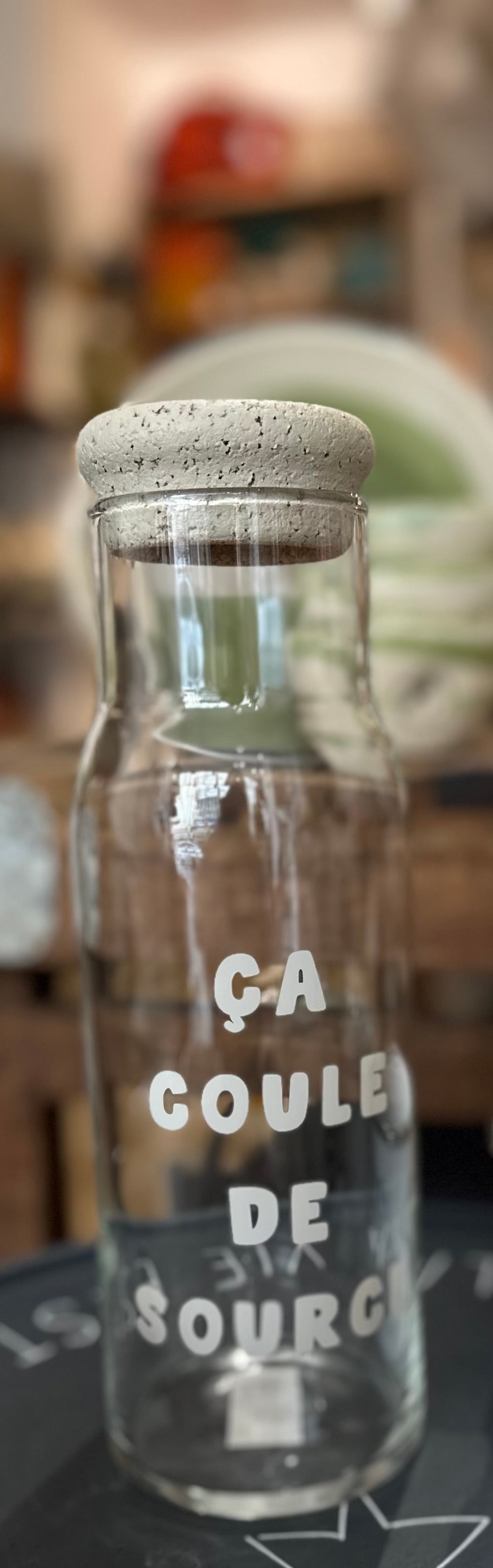 Bouteille avec bouchon liège