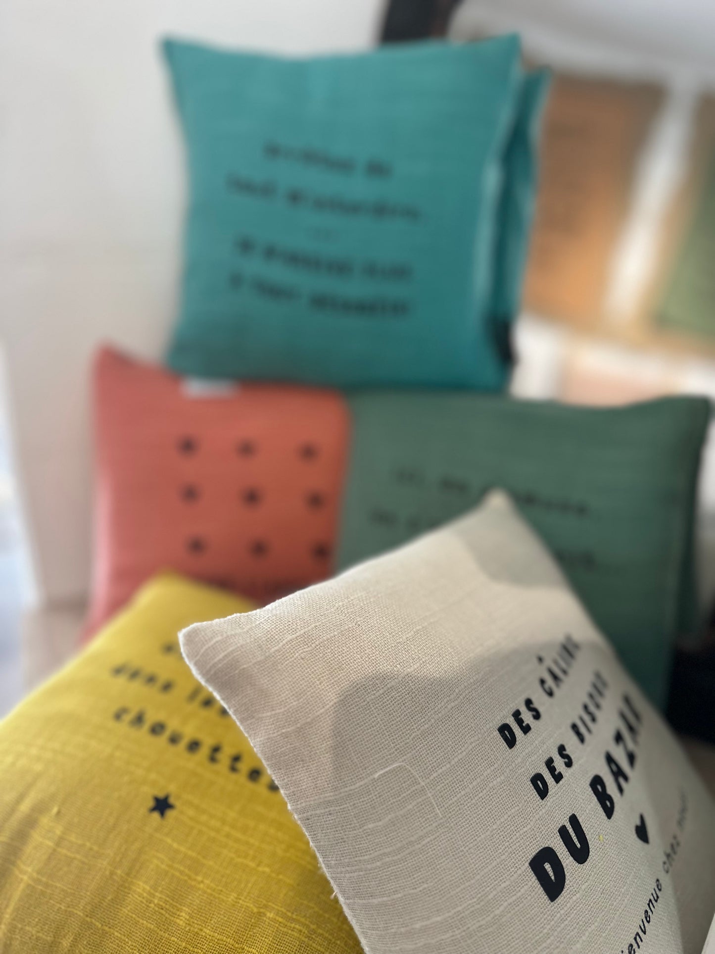 Mini coussin tissu
