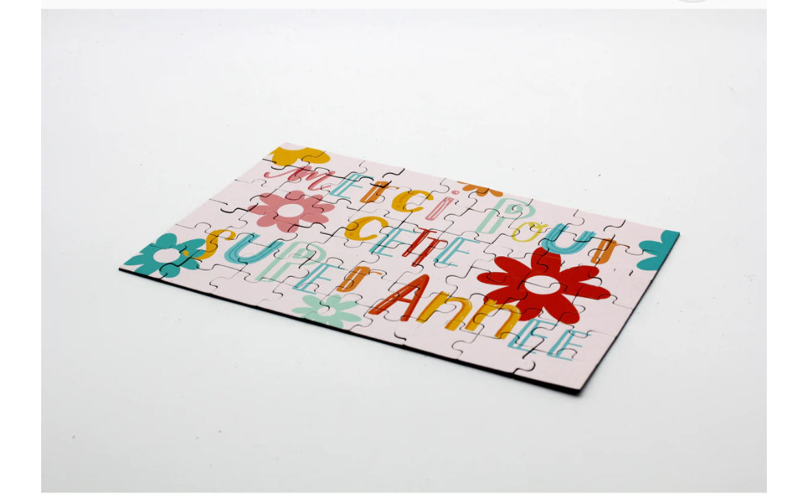 Puzzle à message