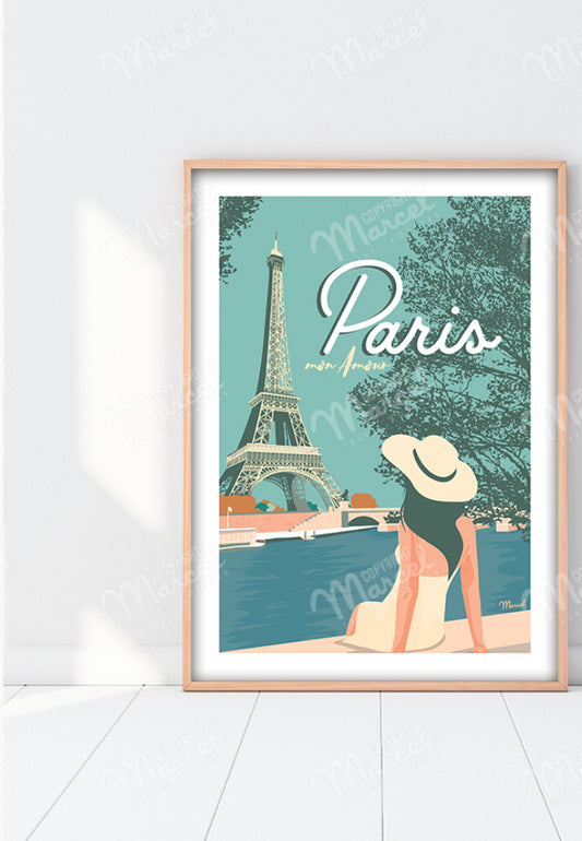 Affiche PARIS mon amour