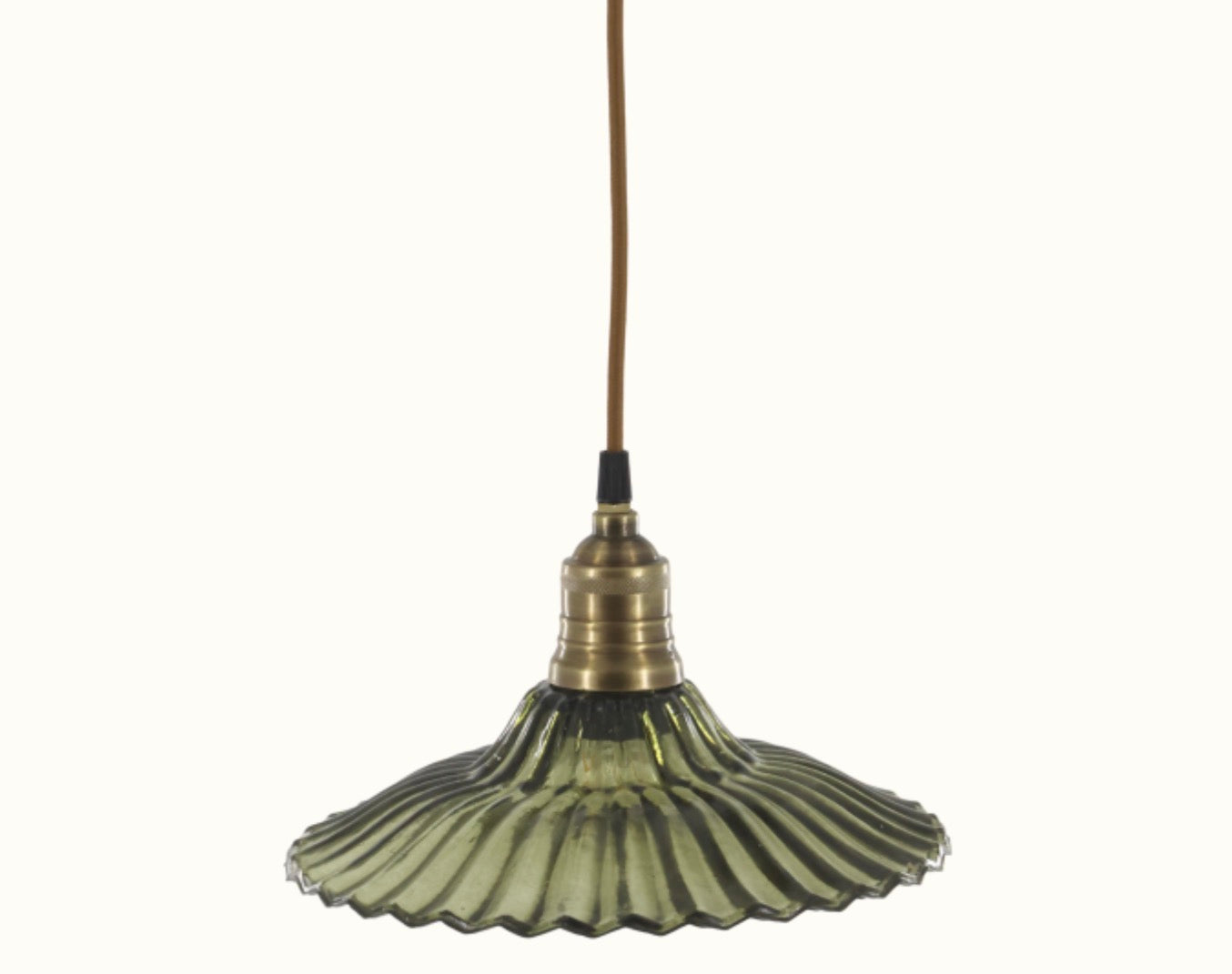 Lampe avec plateau en laiton