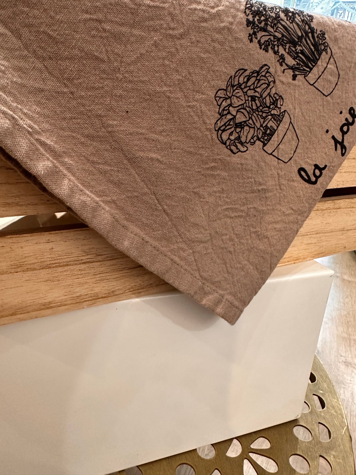 Torchon LA VIE EST BELLE