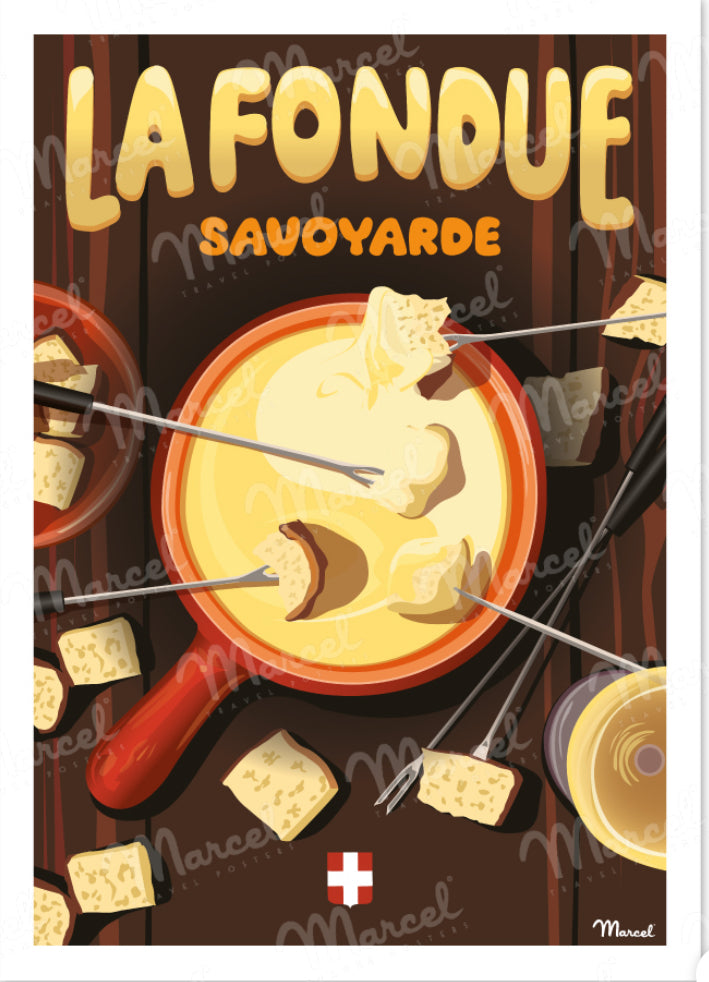 Affiche LA FONDUE SAVOYARDE