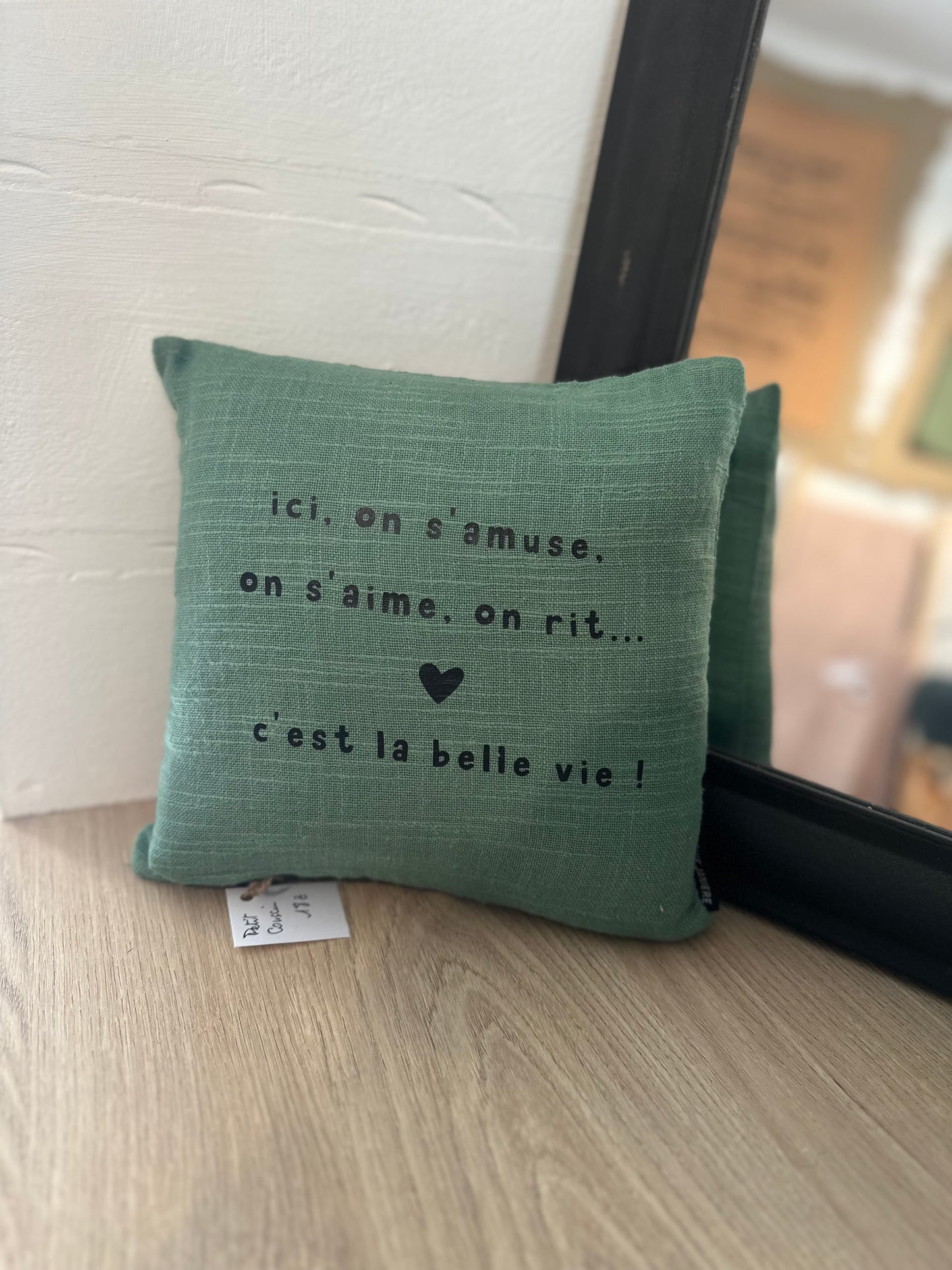 Mini coussin tissu
