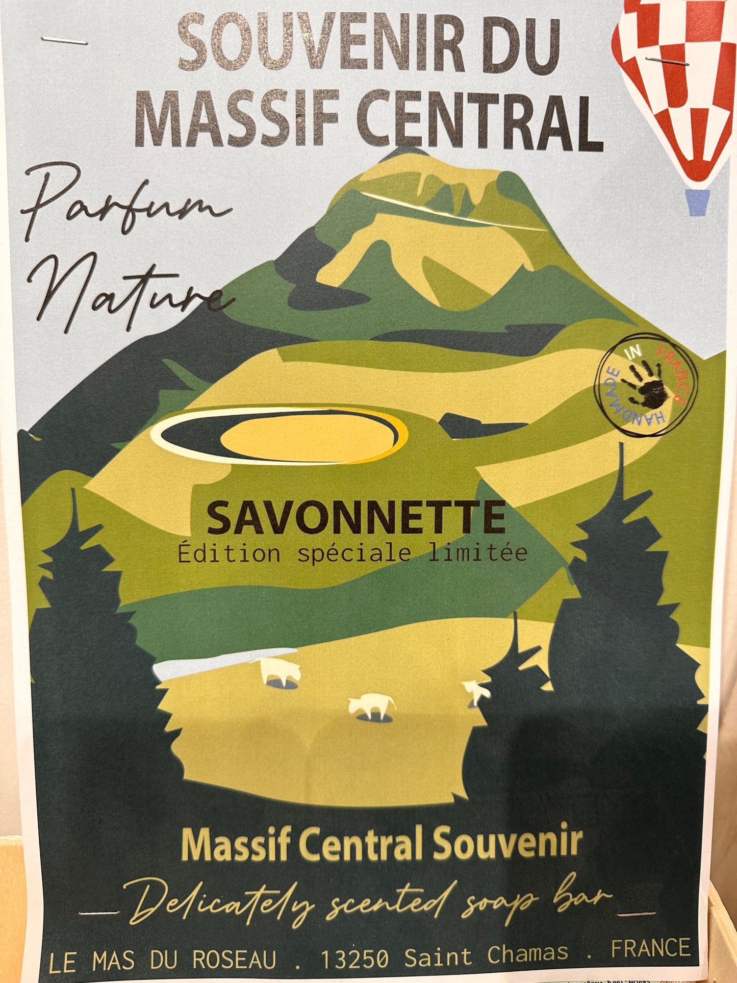 Savon édition limitée MASSIF CENTRAL