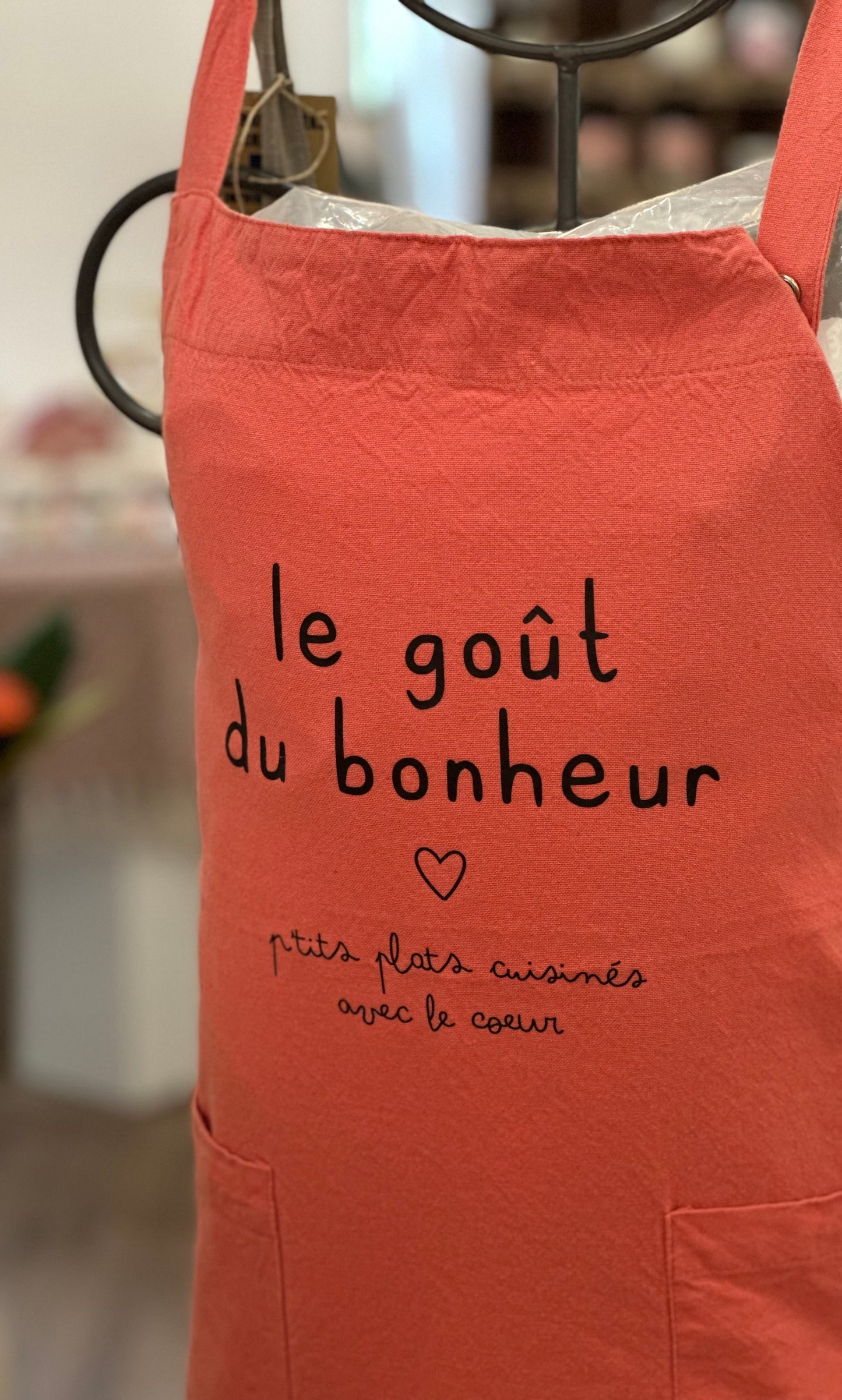 Tablier LE GOÛT DU BONHEUR