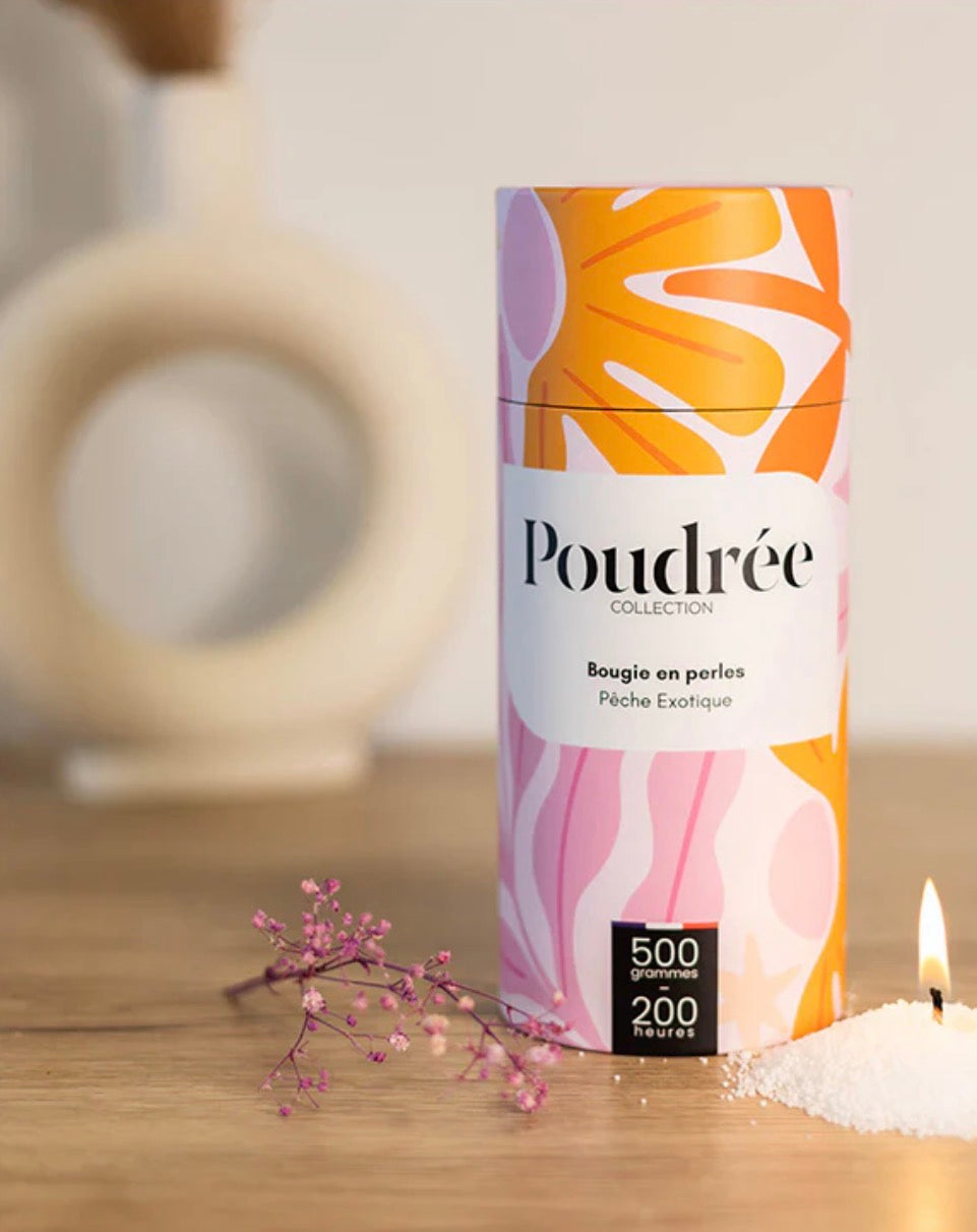 Poudrée Bougie « COLLECTION FLORA »