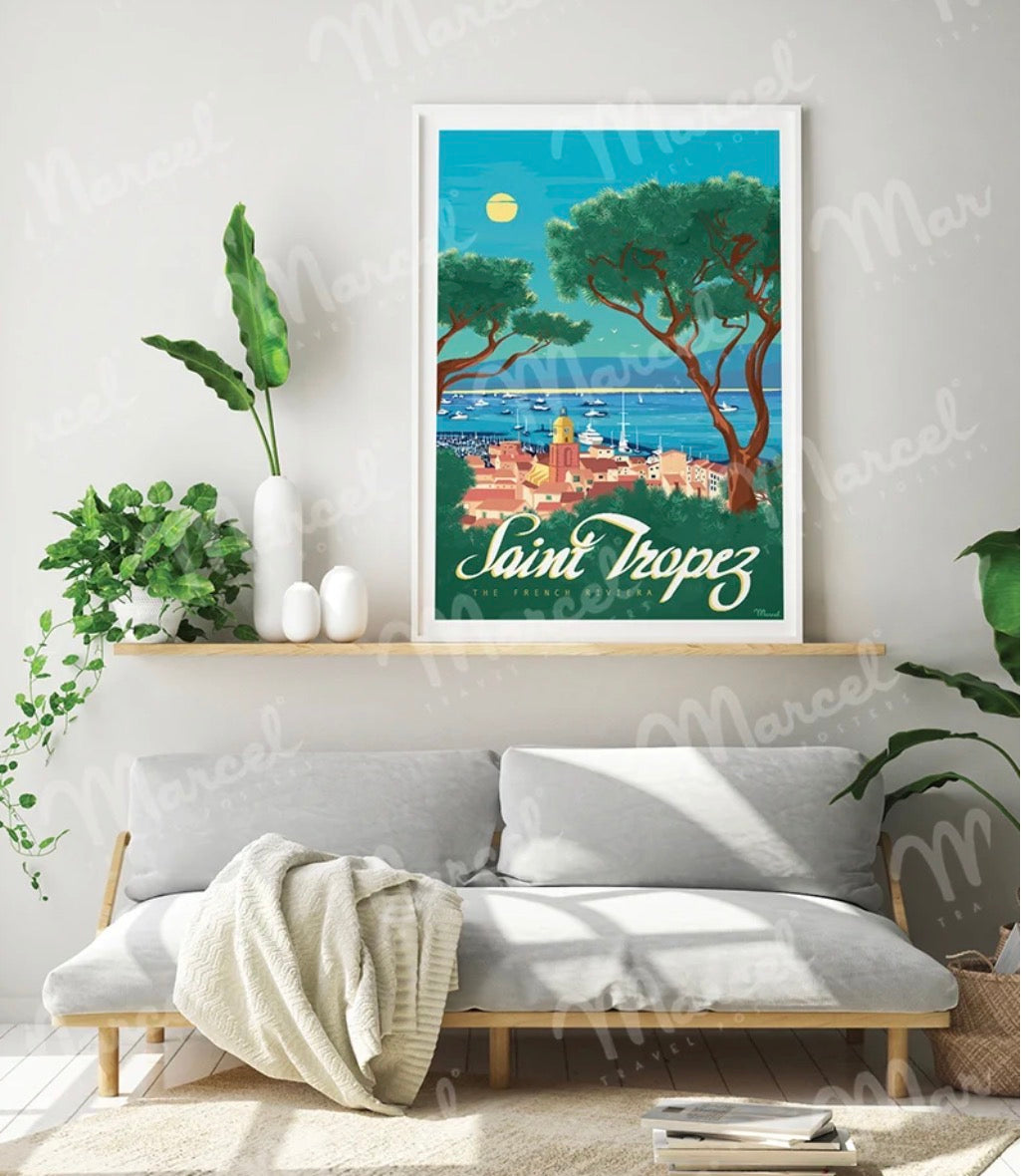 Affiche ST TROPEZ