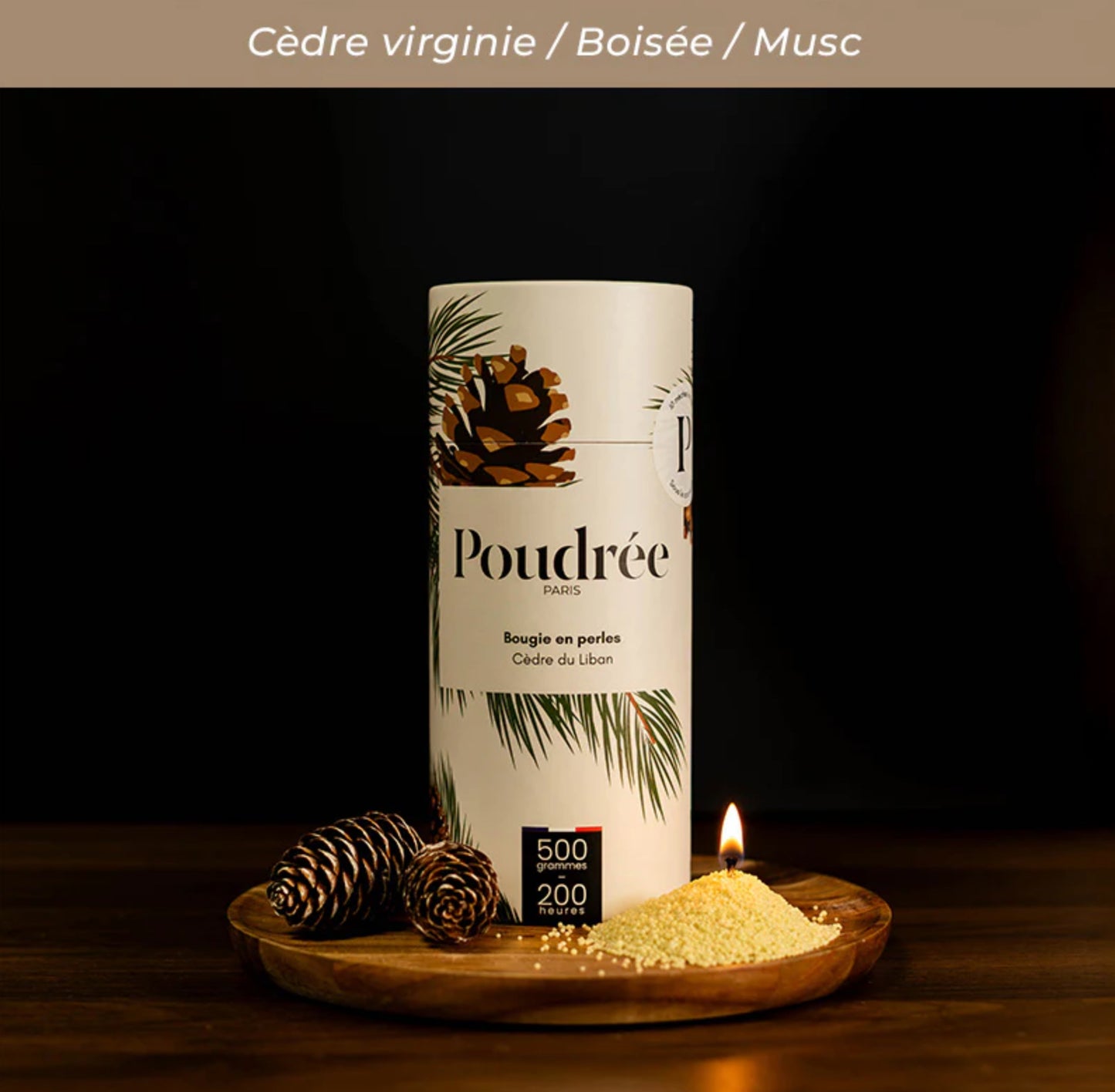 Bougie Poudrée ( collection permanente)