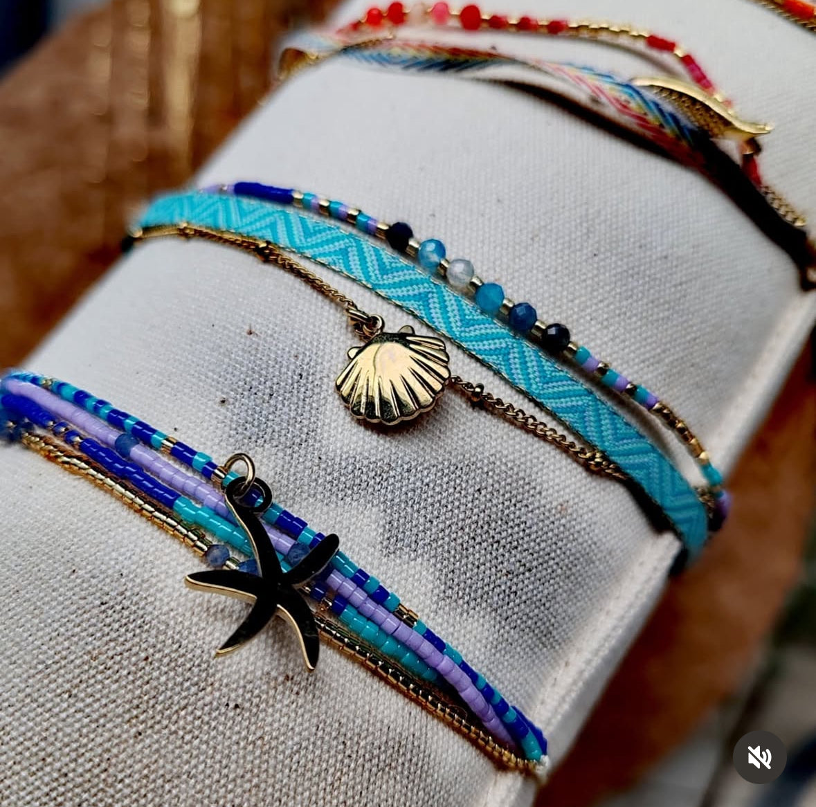 Bracelet CORAIL ÉTOILE DE MER