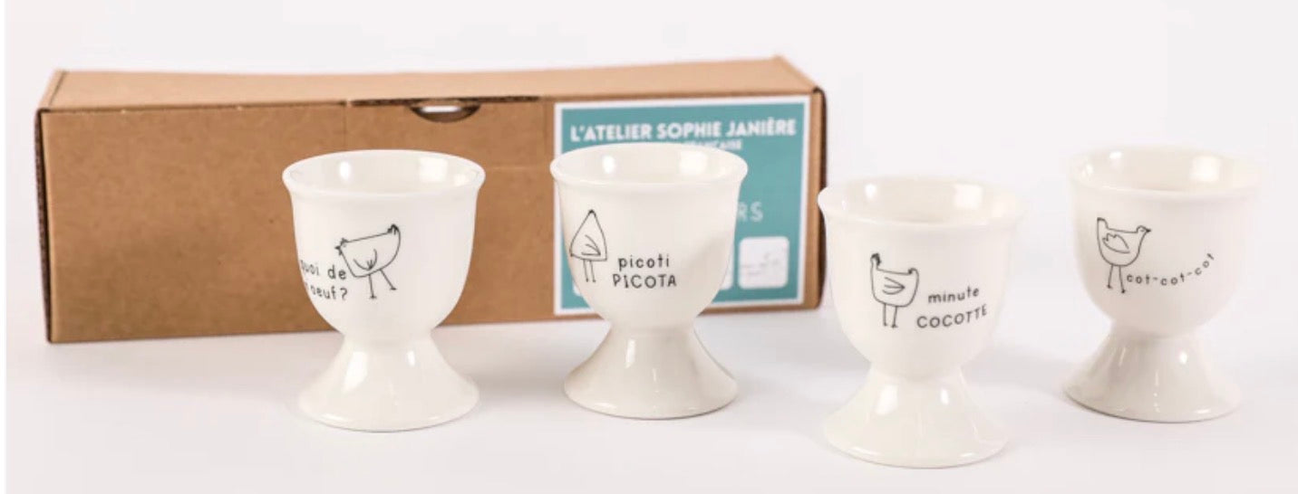 Set de 4 coquetiers