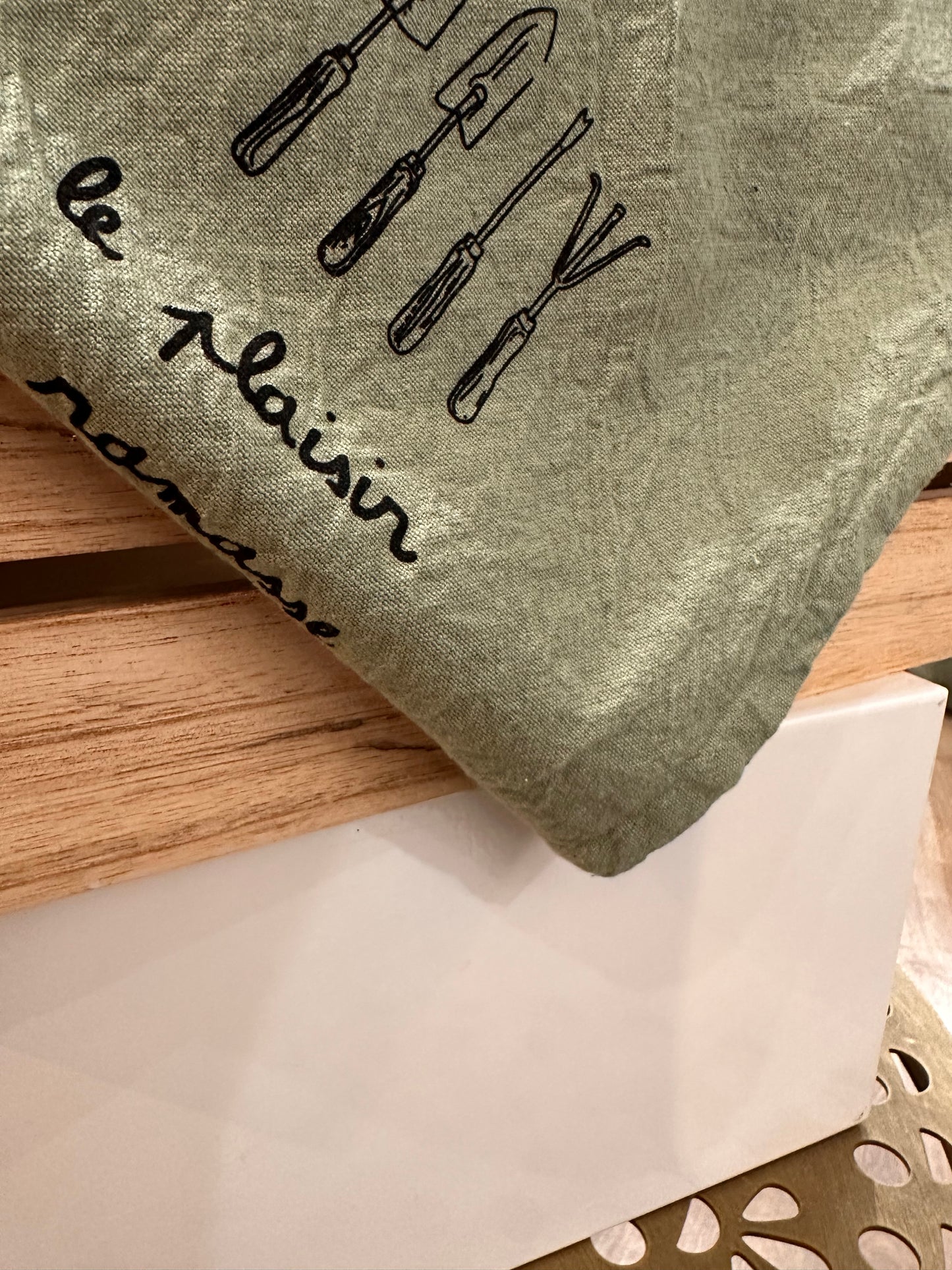 Torchon LA VIE EST BELLE