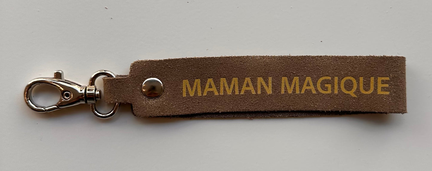 Porte-clés message « Maman magique »