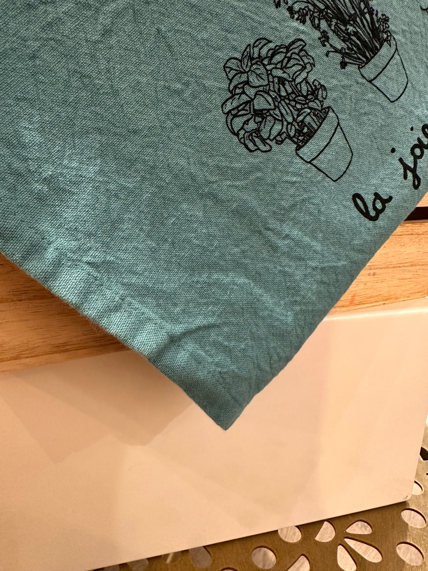 Torchon LA VIE EST BELLE