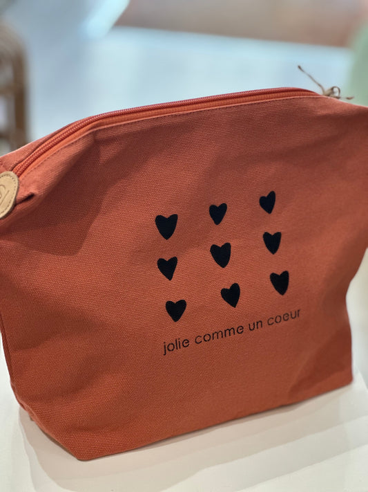 Trousse Suzanne GM « Jolie comme un cœur »