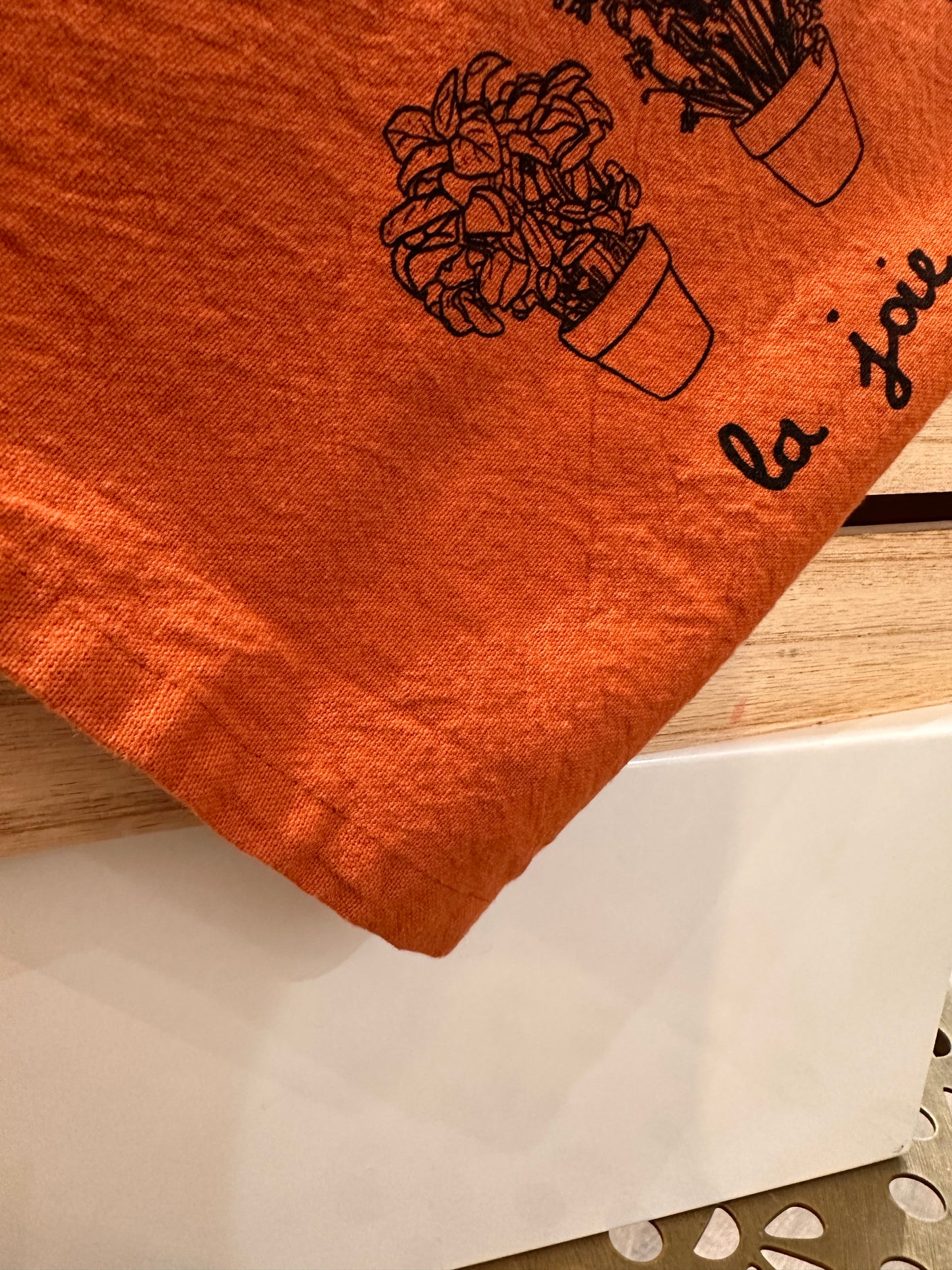 Torchon LA VIE EST BELLE