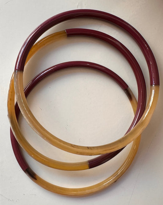 Bracelet Corne Lune Prune 26