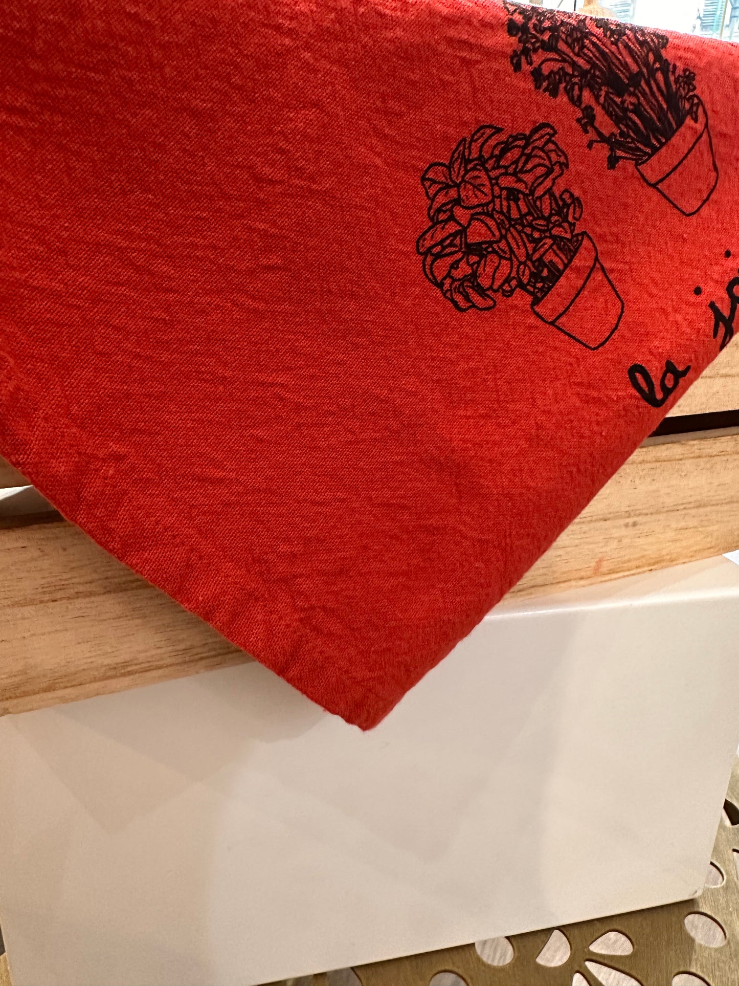 Torchon LA VIE EST BELLE