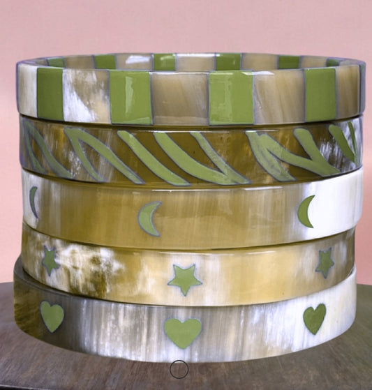 Bracelet Corne Étoile Kaki 25