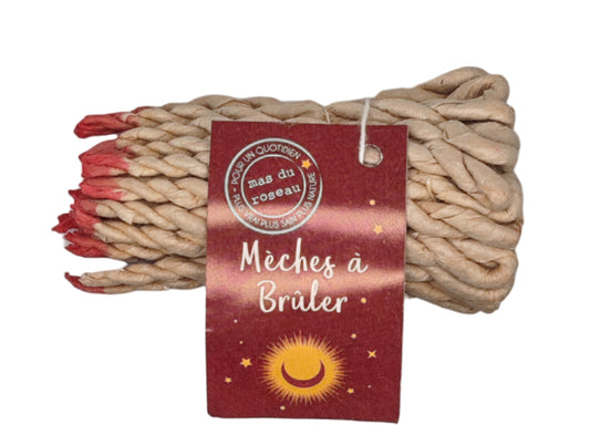 Fagots de mèches à brûler
Pour la purification des intérieurs !