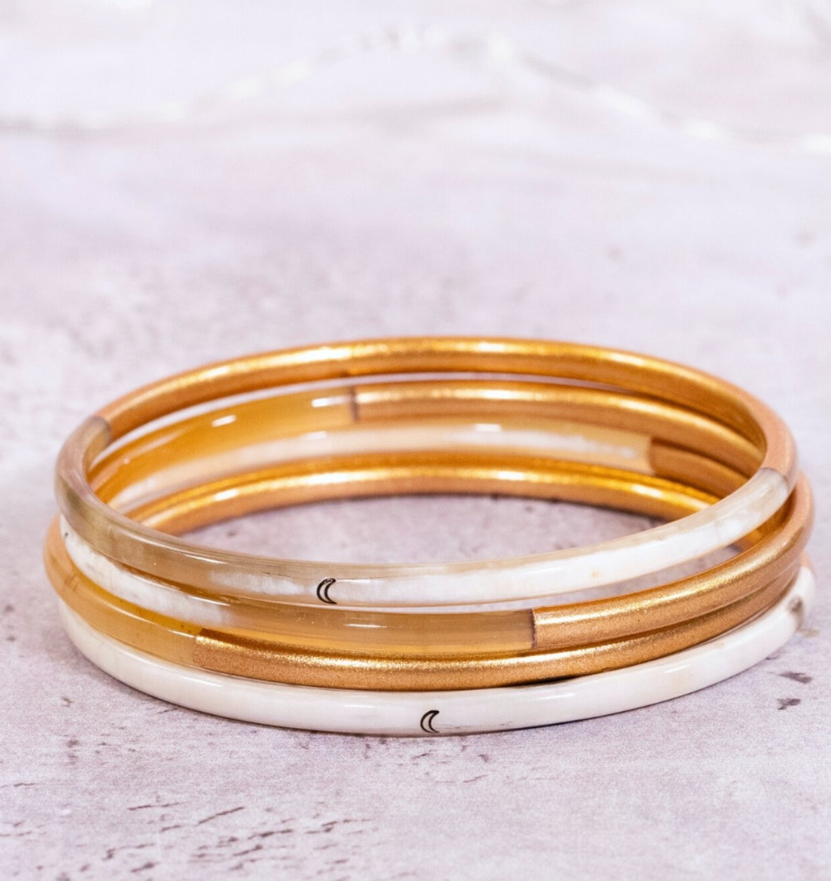 Bracelet Lune Champagne 02 -3mm