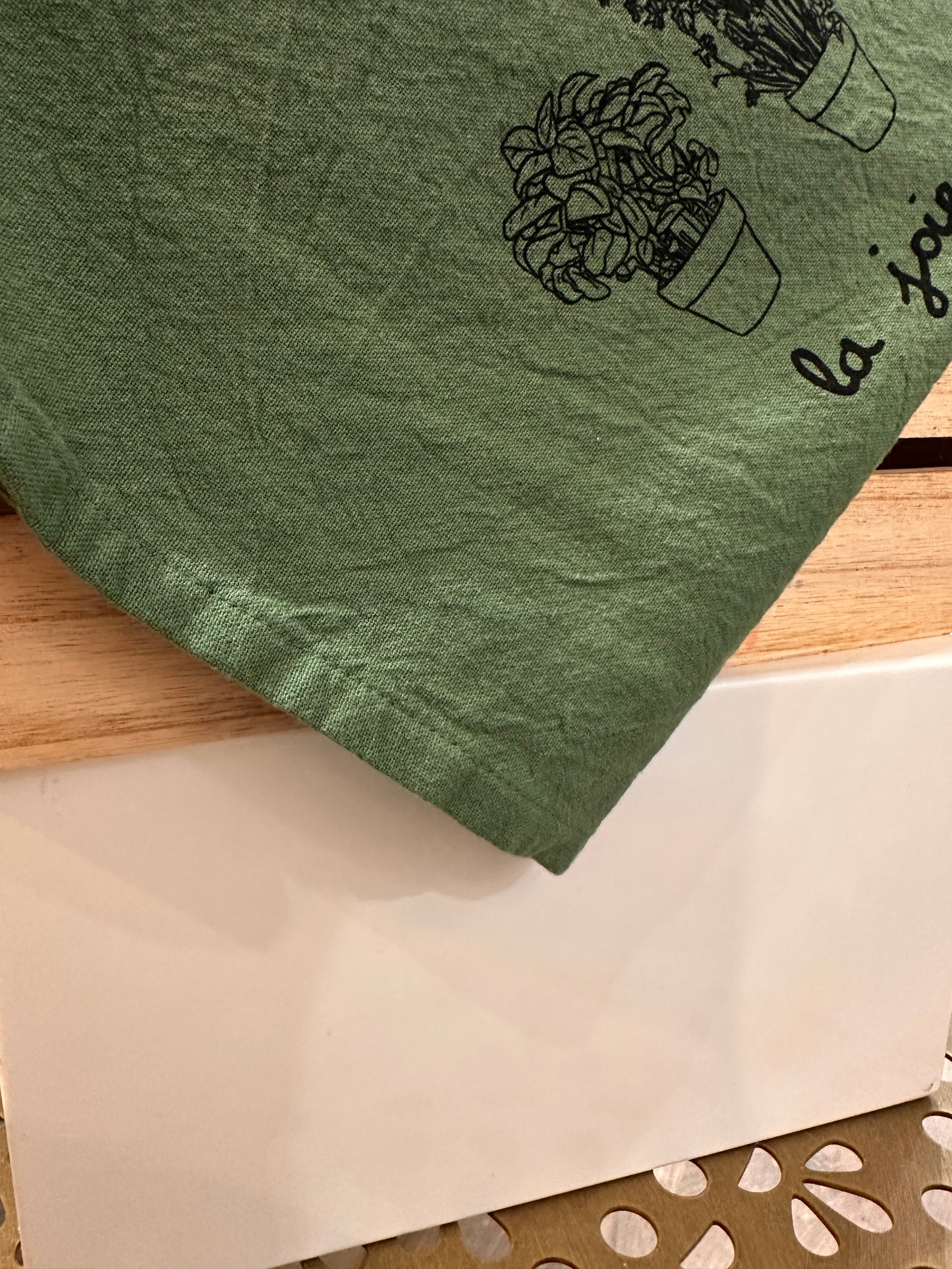 Torchon LA VIE EST BELLE