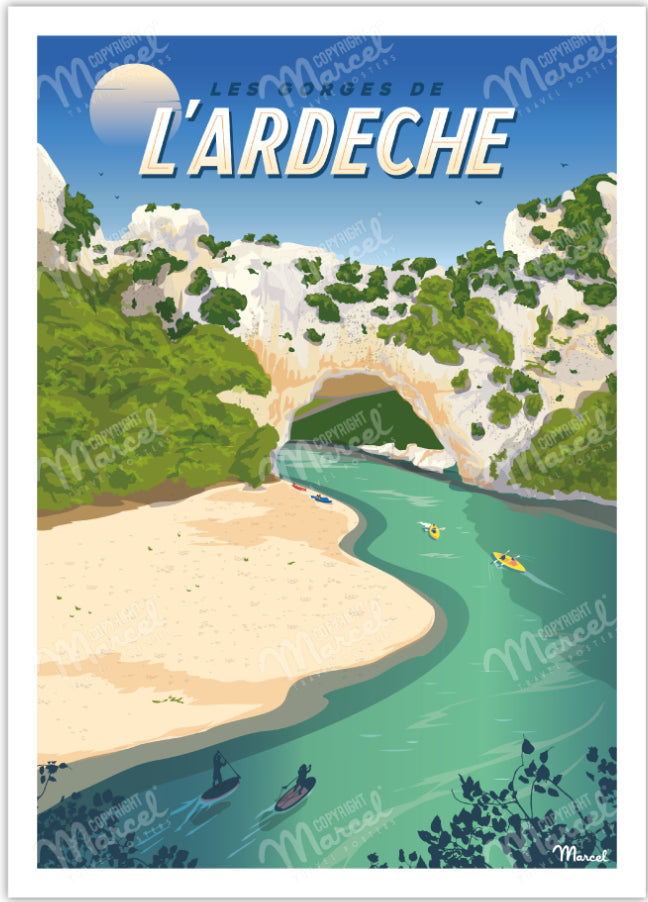 Affiche L’ ARDÈCHE