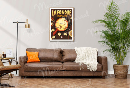 Affiche LA FONDUE SAVOYARDE