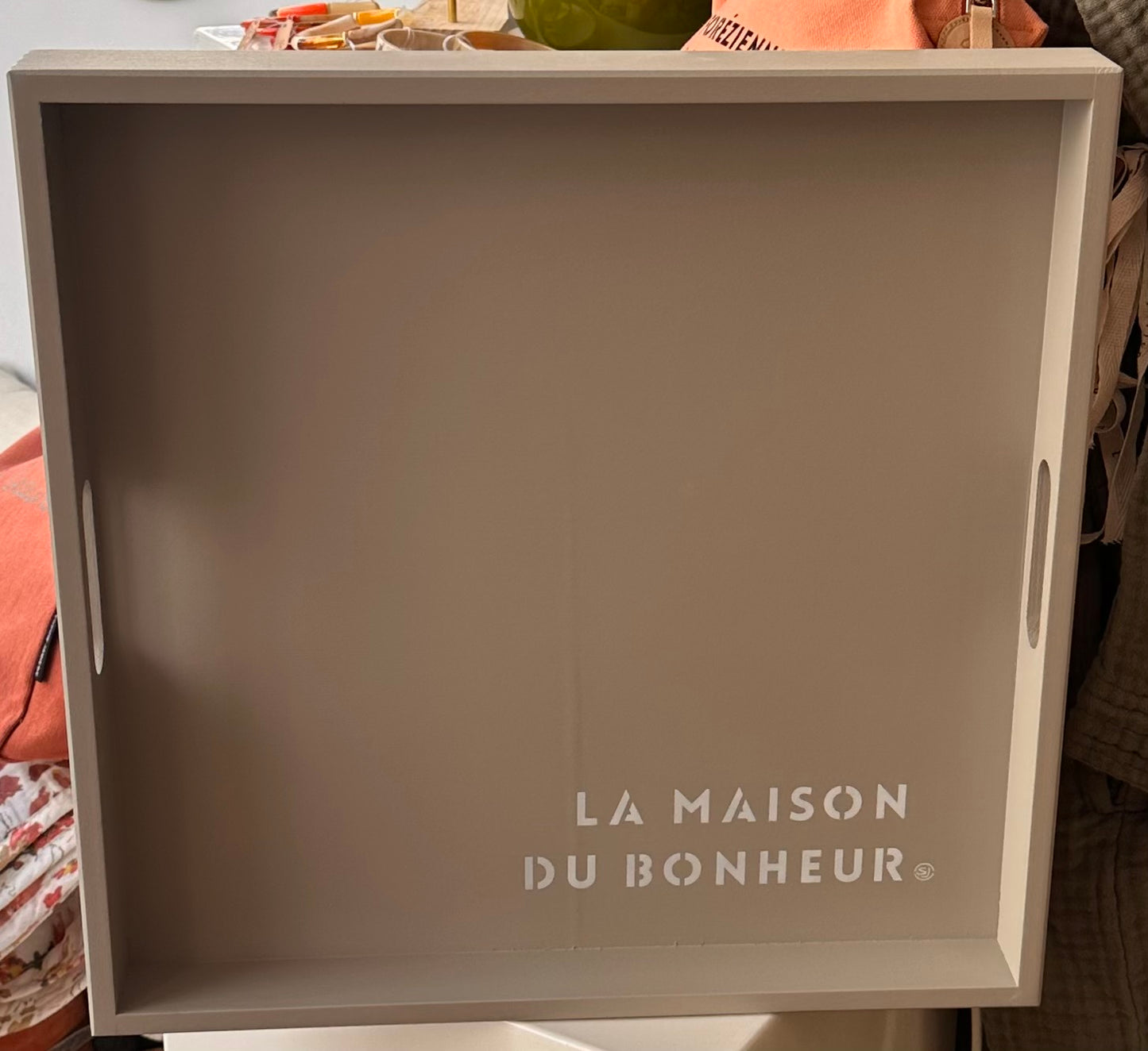 Plateau Bois « LA MAISON DU BONHEUR »