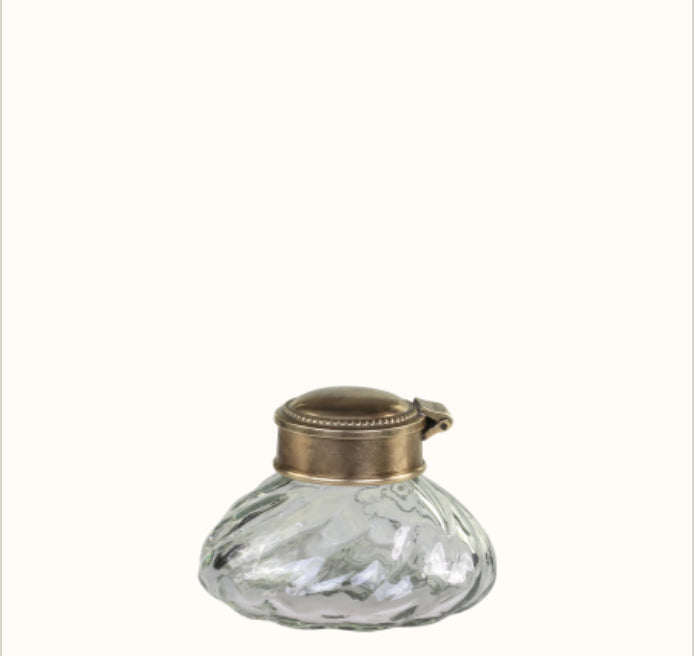 Ancien vase français avec couvercle