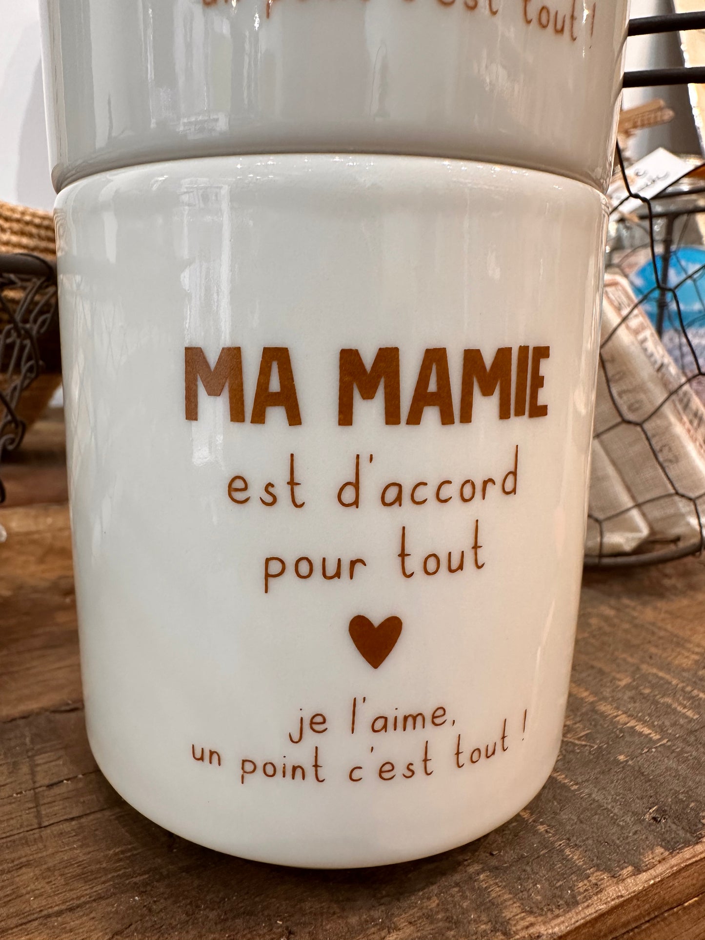 Tasse , ma mamie est d’accord pour tout 🤎