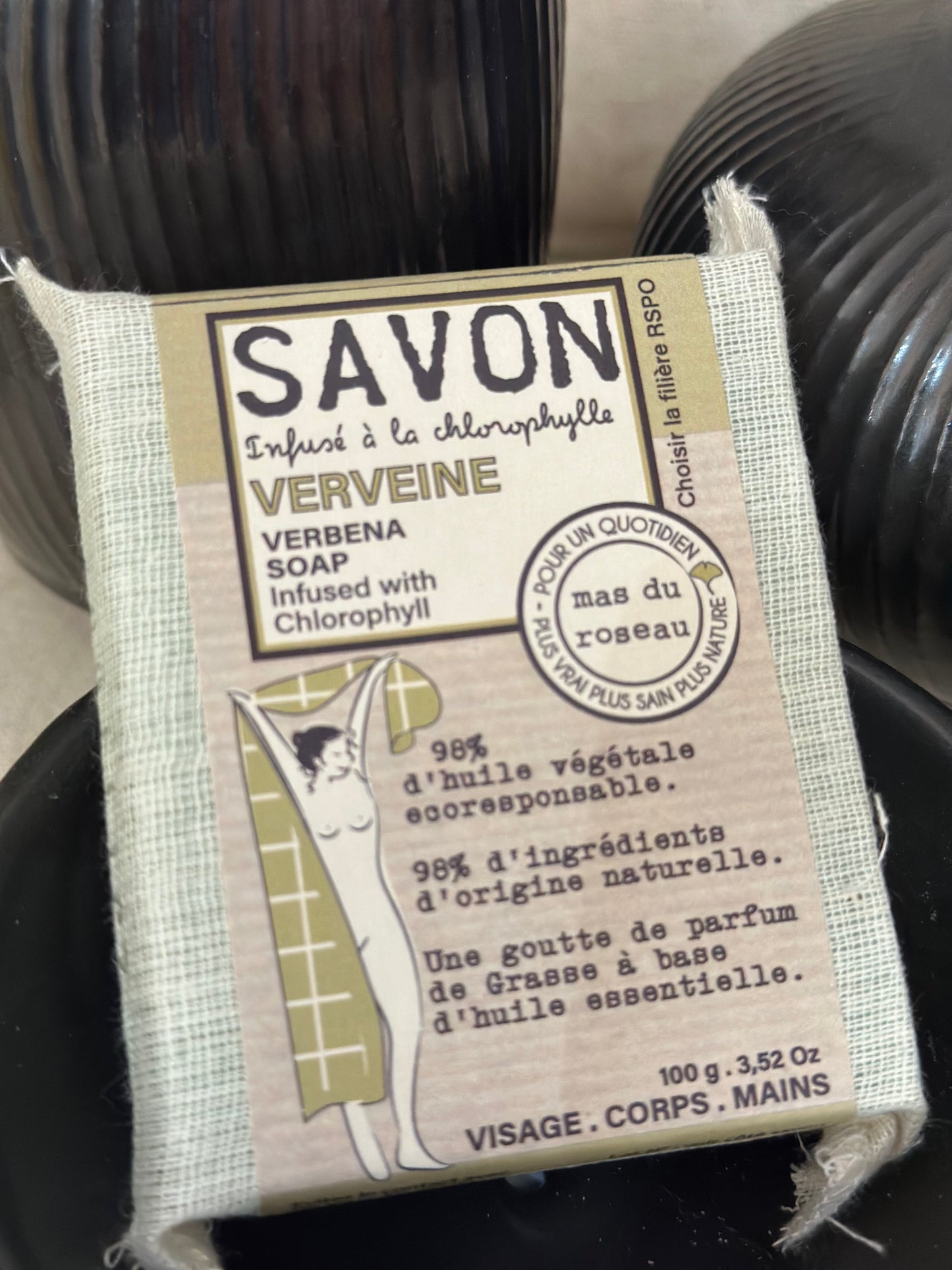 Savonnette Parfumée colorée Verveine