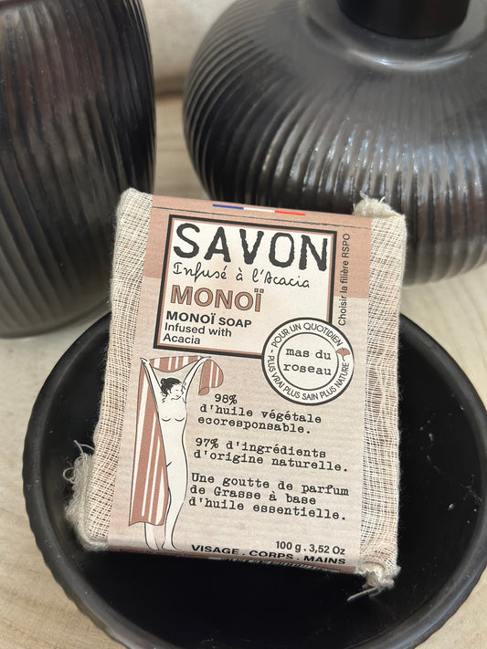 Savonnette Parfumée colorée Monoï