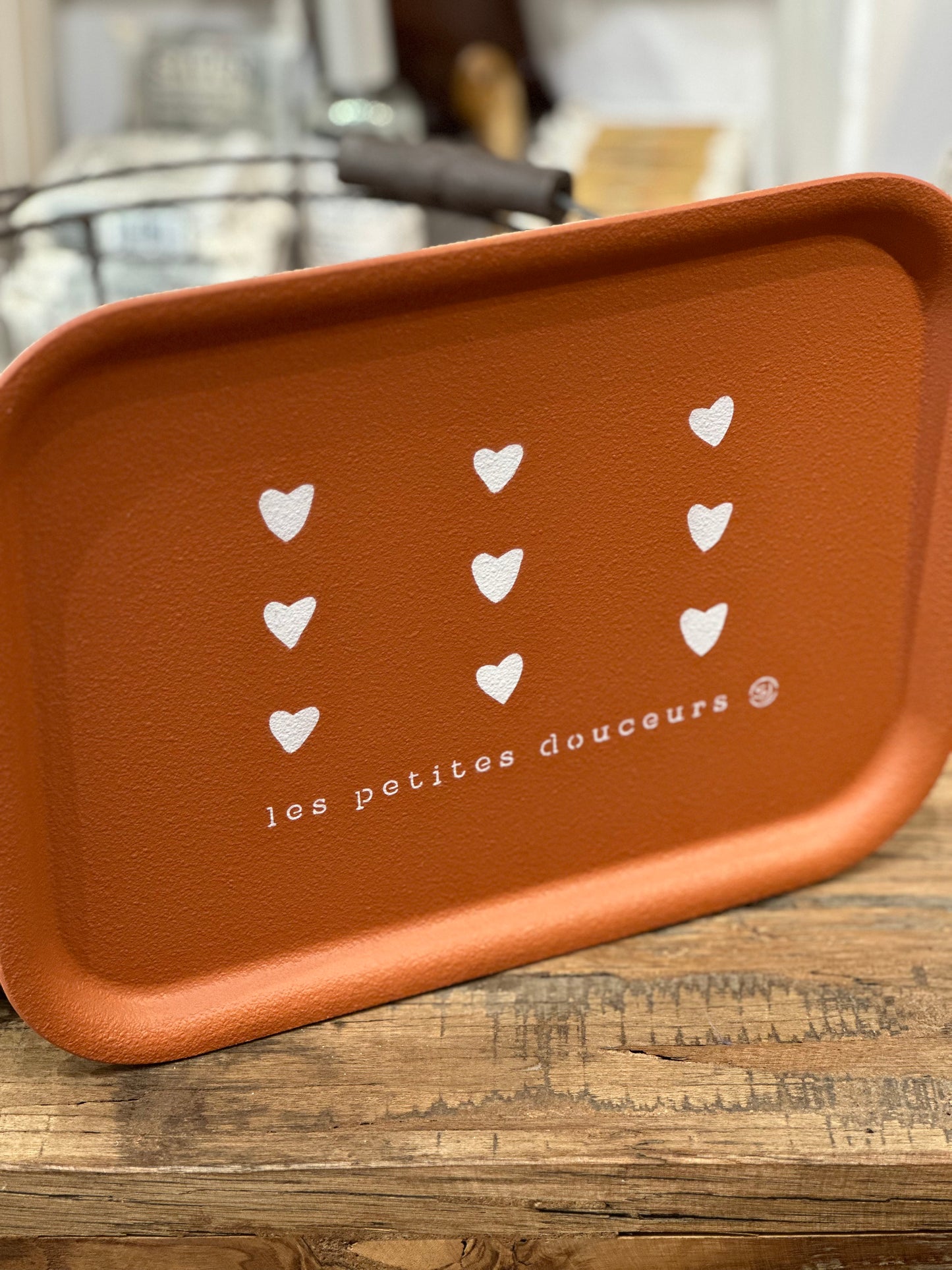 Plateau liège 20x30cm « cœur »