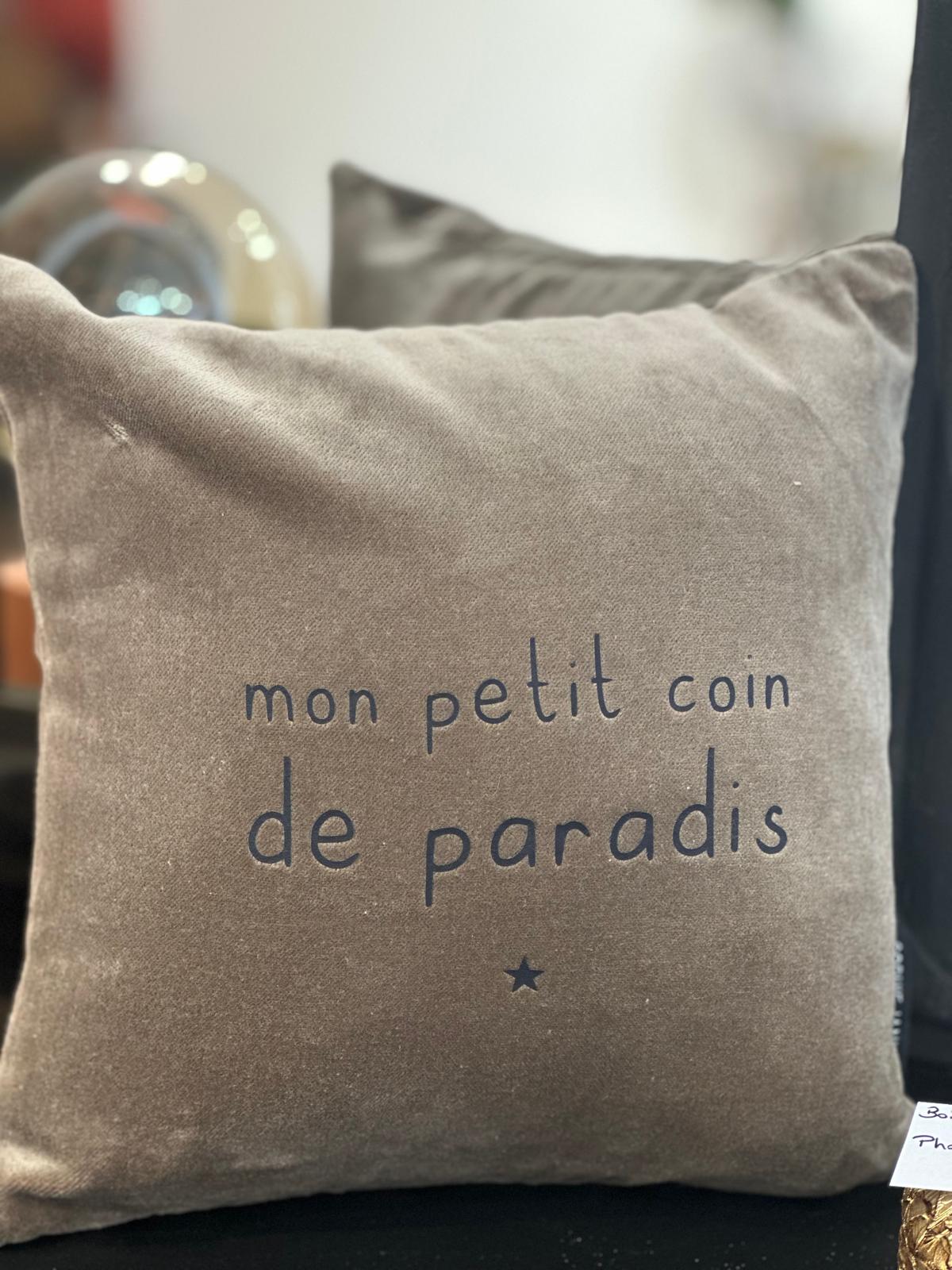 Mini coussins velours