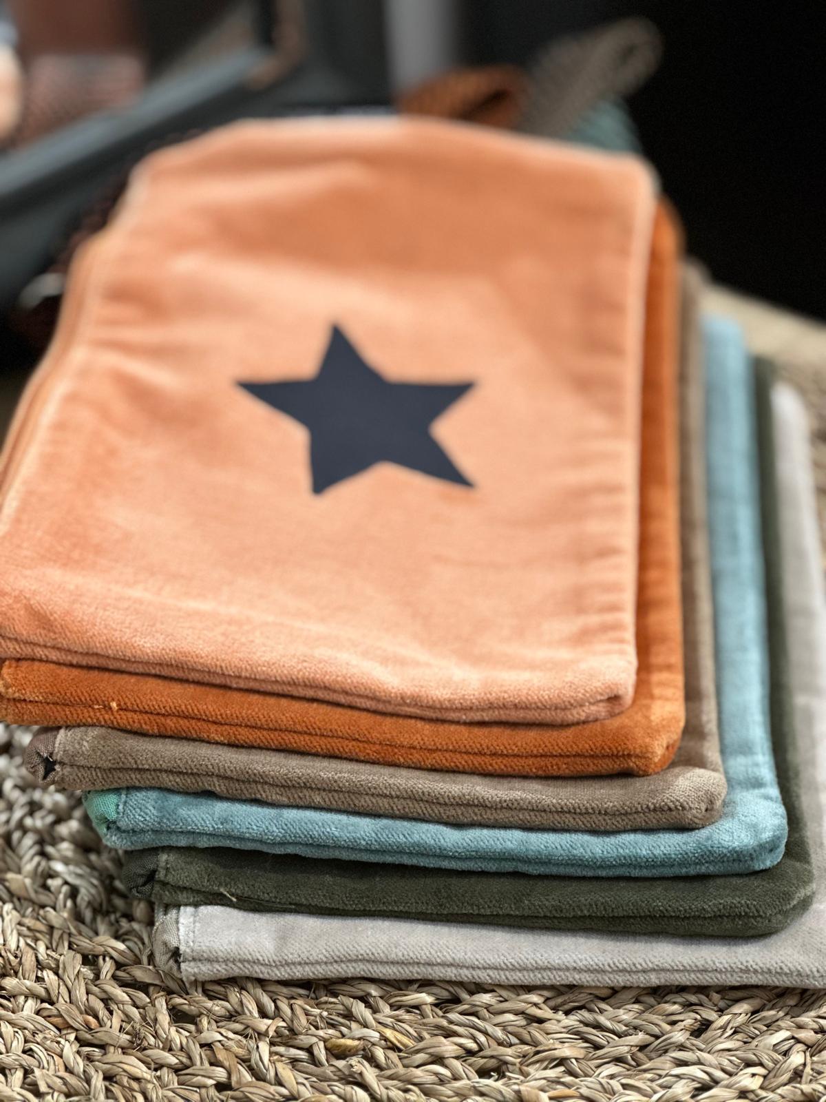 Trousse plate velours avec Sangle