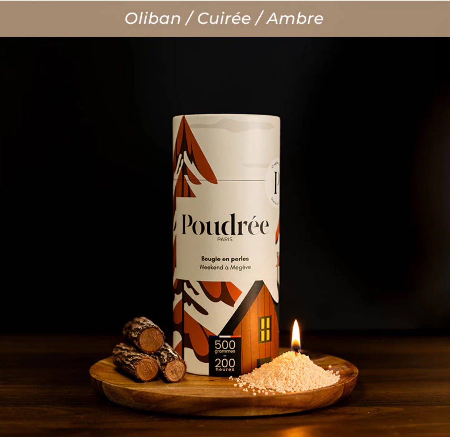 Bougie Poudrée ( collection permanente)