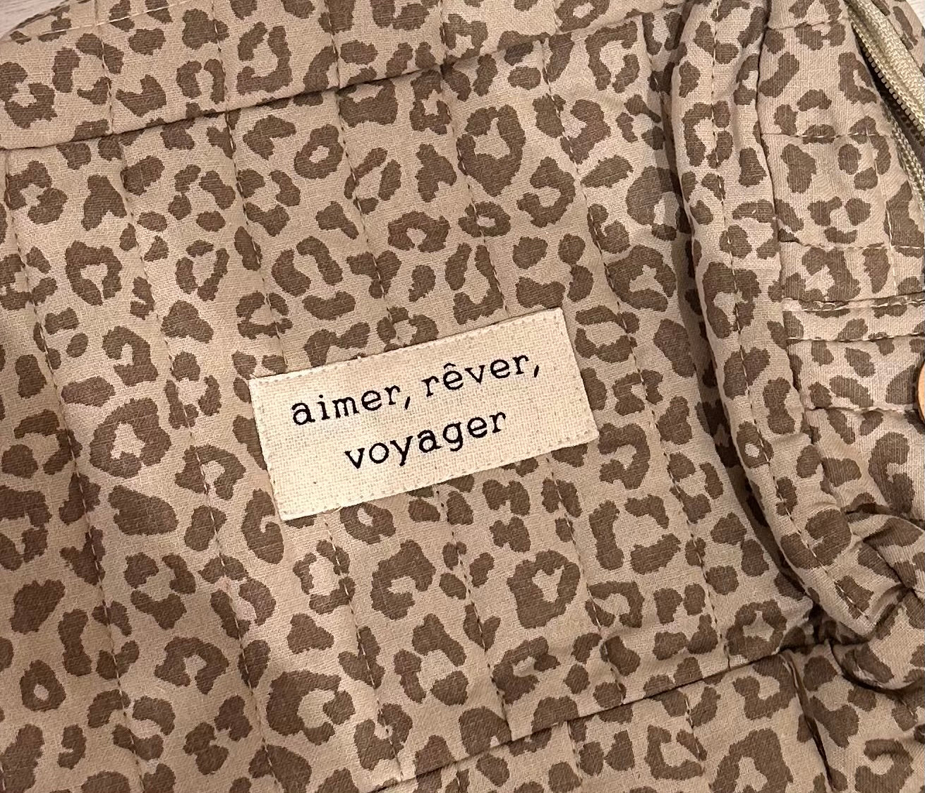 Trousse Emilienne léopard