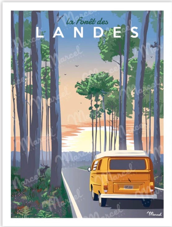 Affiche LA FORÊT DES LANDES