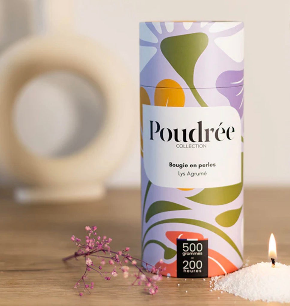 Poudrée Bougie « COLLECTION FLORA »
