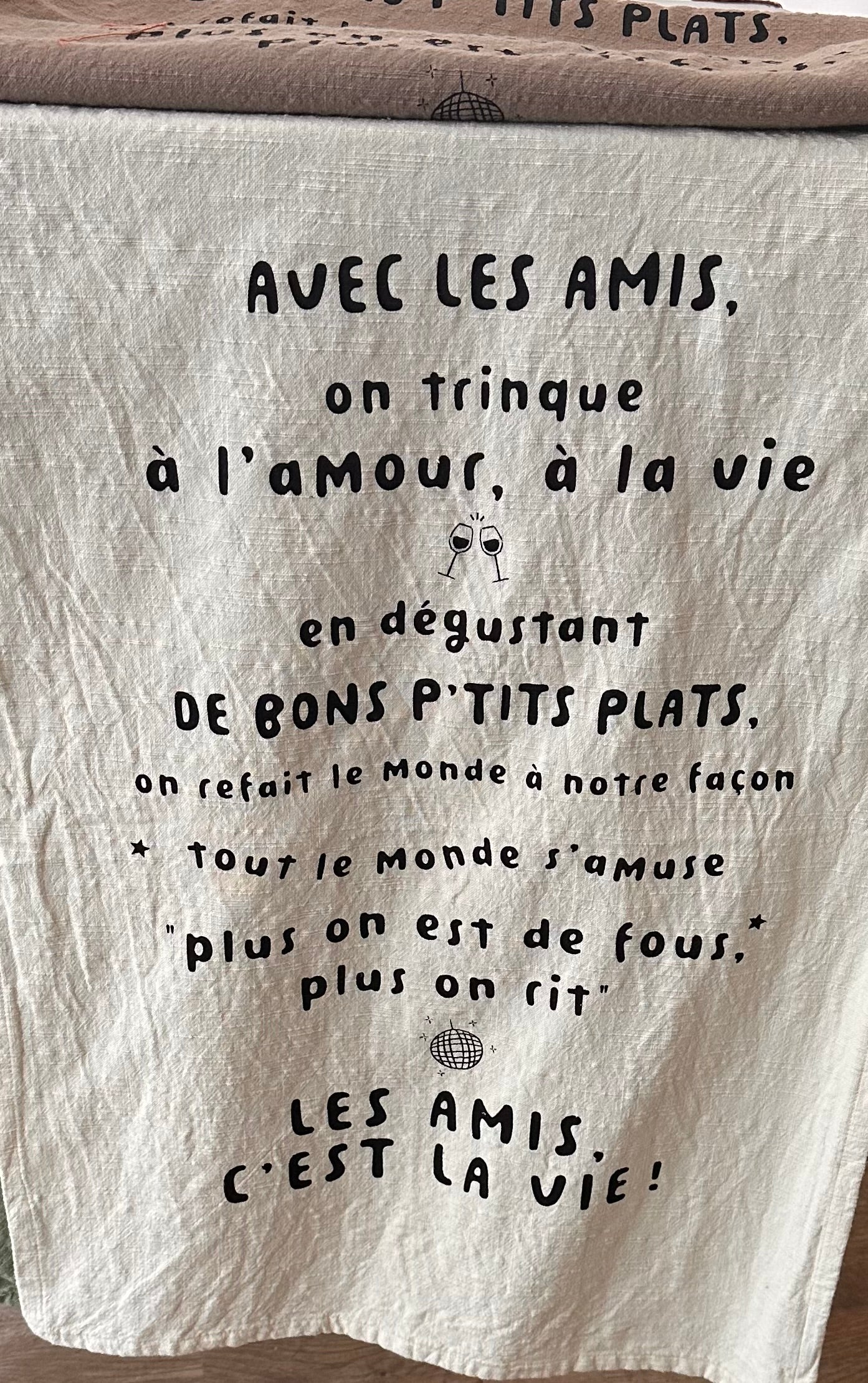 Torchon AVEC MES AMIS …