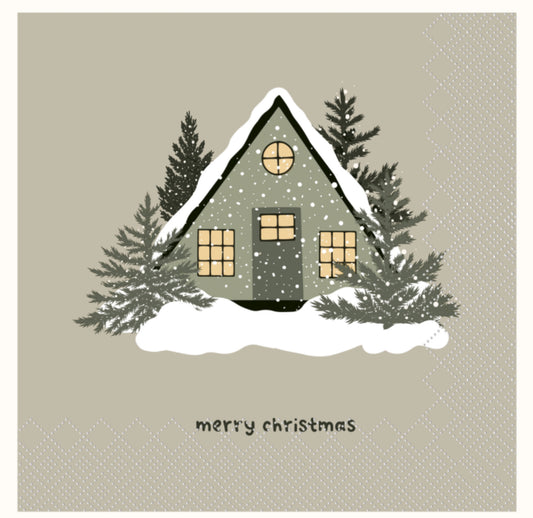 Serviettes avec Merry Christmas