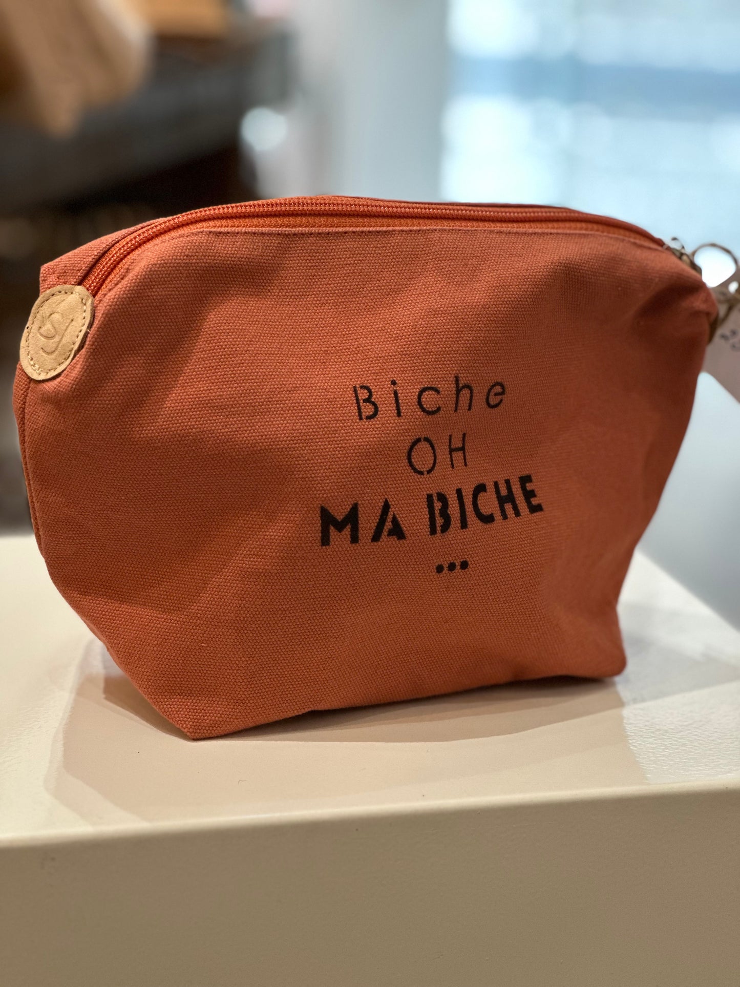 Trousse Suzanne PM  « Biche oh ma biche »