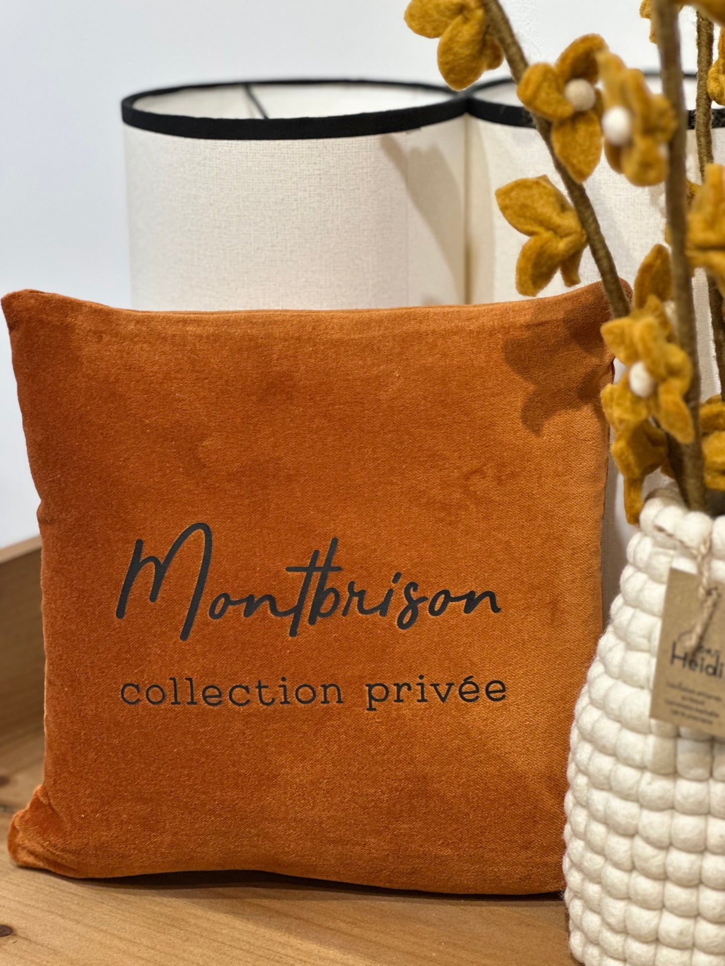 Mini coussin velours