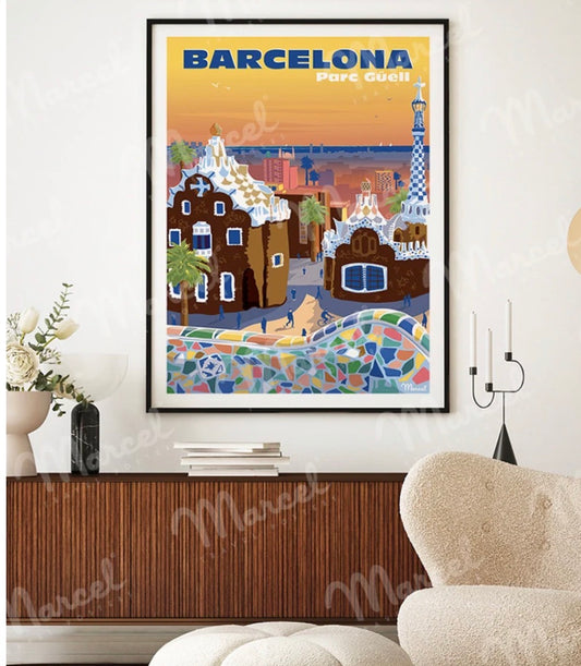 Affiche BARCELONE