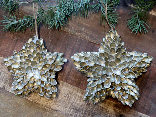 Etoile à suspendre en laiton